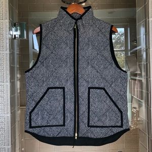 J Crew herringbone vest - size L